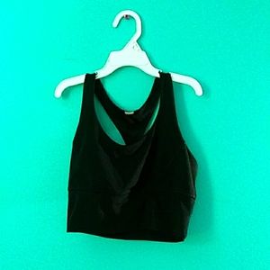 Black workout top